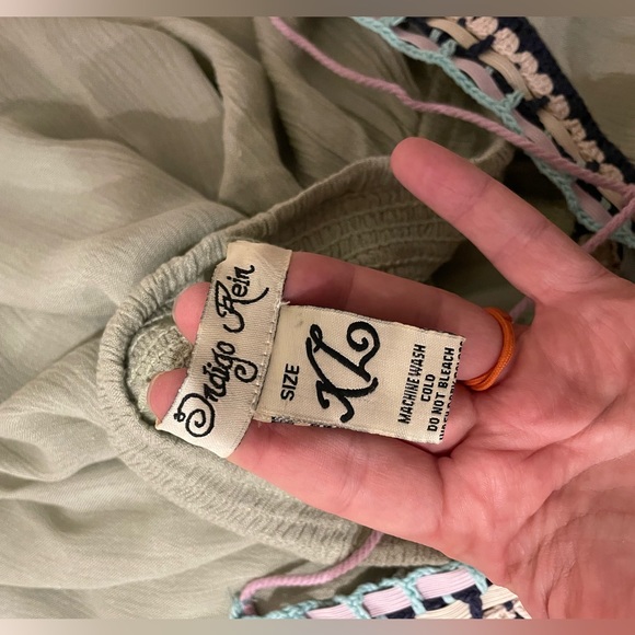 Lime/ Green beach maxi dress - Picture 2 of 6